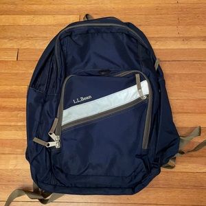 L.L. Bean backpack. Navy blue. Great school backpack.